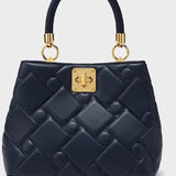 Navy Blue Mini Bag – Compact Leather Shoulder Bag for Women