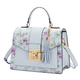 Floral Office Bag – Chic Crossbody Handbag with Floral Print