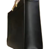 Black Large Tote Bag – Elegant Spacious Leather Handbag