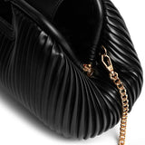 Black Faux Leather Clutch - Elegant & Compact Purse