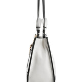 Black Double Handle Leather Tote - Large & Spacious