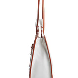 Brown Double Handle Leather Tote - Large & Spacious