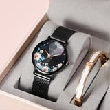 Uhura 1 Pack Women's Watch and Jewelry Gift Set, Necklace, Earrings, Bracelet Accessory Combo for Women