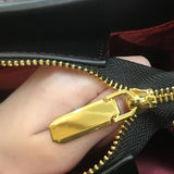 Black Large Tote Bag – Elegant Spacious Leather Handbag