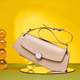 Apricot Longline Bag – Stylish Leather Crossbody Tote