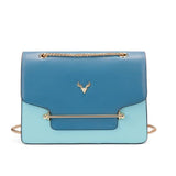 AQUA MEDIUM SIZE CHAIN BAG