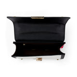 Uhura Pack of 1 Tricolor Red Black White Sling Bag for Women with Chain Strap
