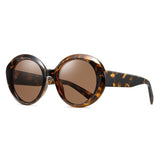 Uhura 1 Pack Women’s Round Tortoiseshell Sunglasses Oversized Brown Lens Eyewear
